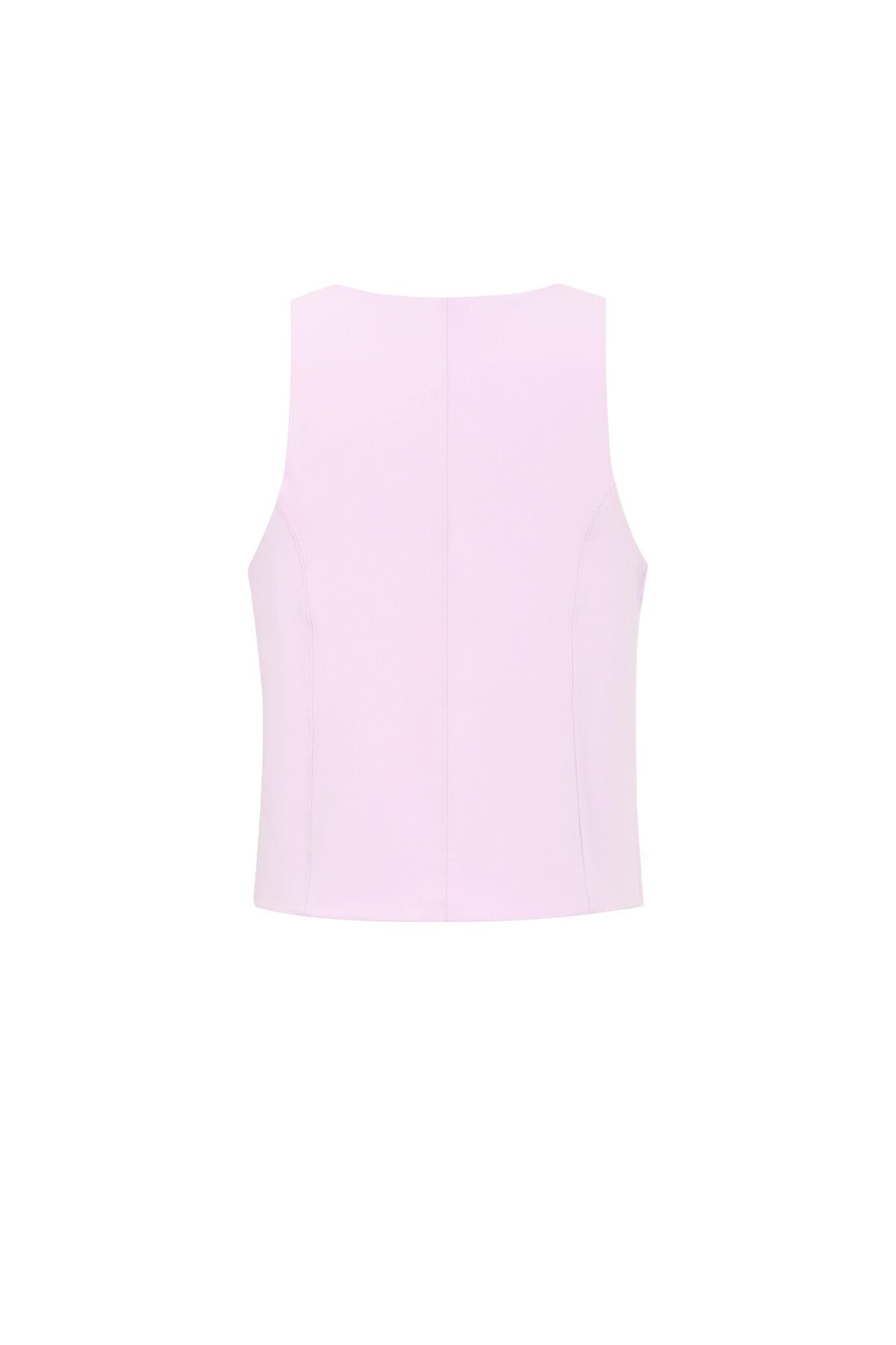Knitted Nylon Women's Sleeveless Top Spring/Summer Basic Solid Color h5 Picture3