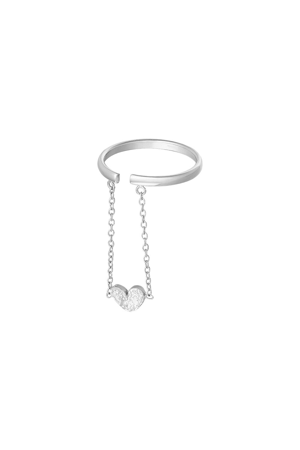 ring herz mit kette