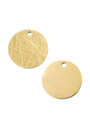Charm rund mit Muster h5
