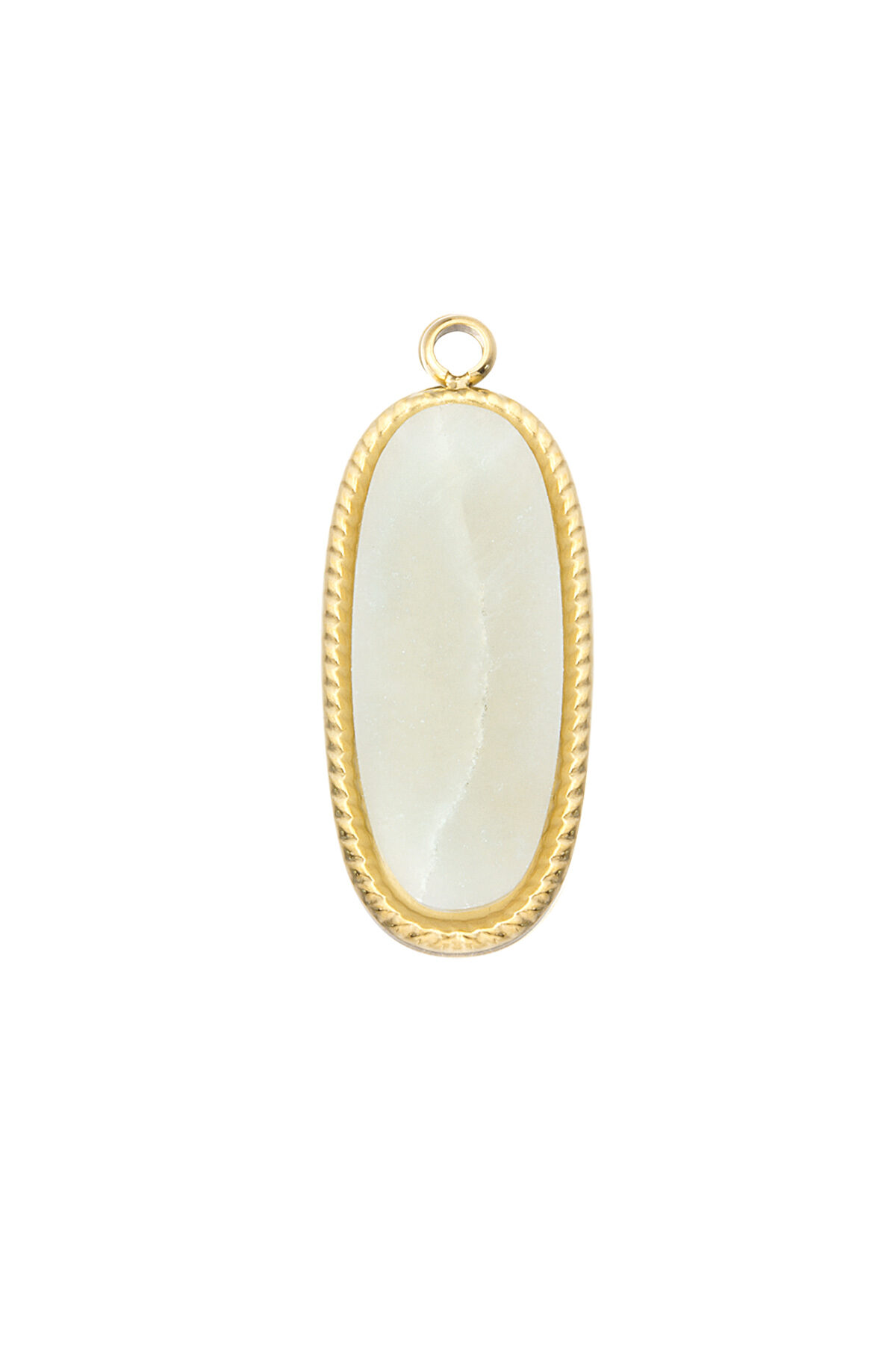 DIY vintage stone charm 