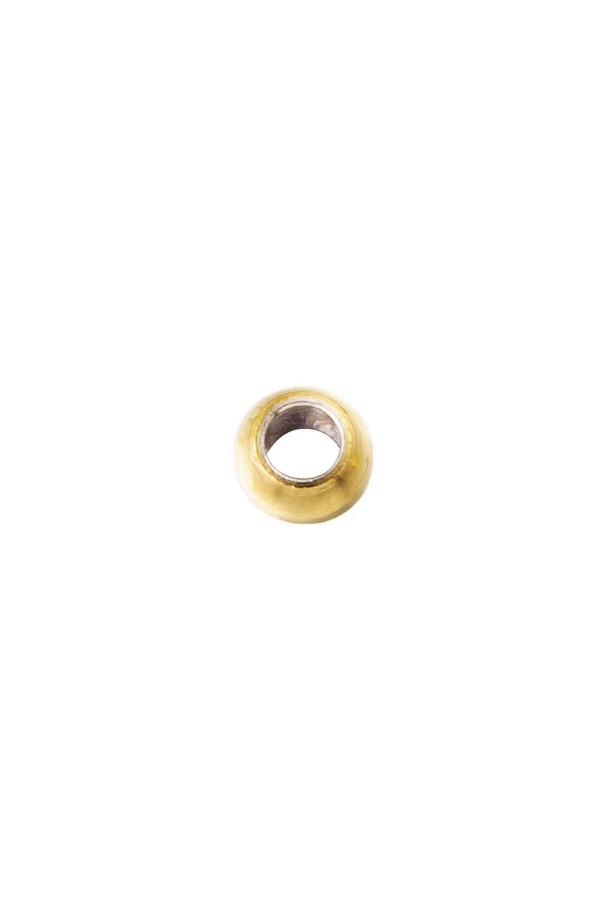 DIY spaced beads round - Silver Color color h5 