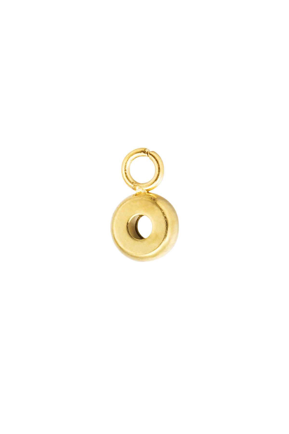 DIY-Anhänger mit offenem Kreis – Goldfarbe - Goldfarbefarbe h5 