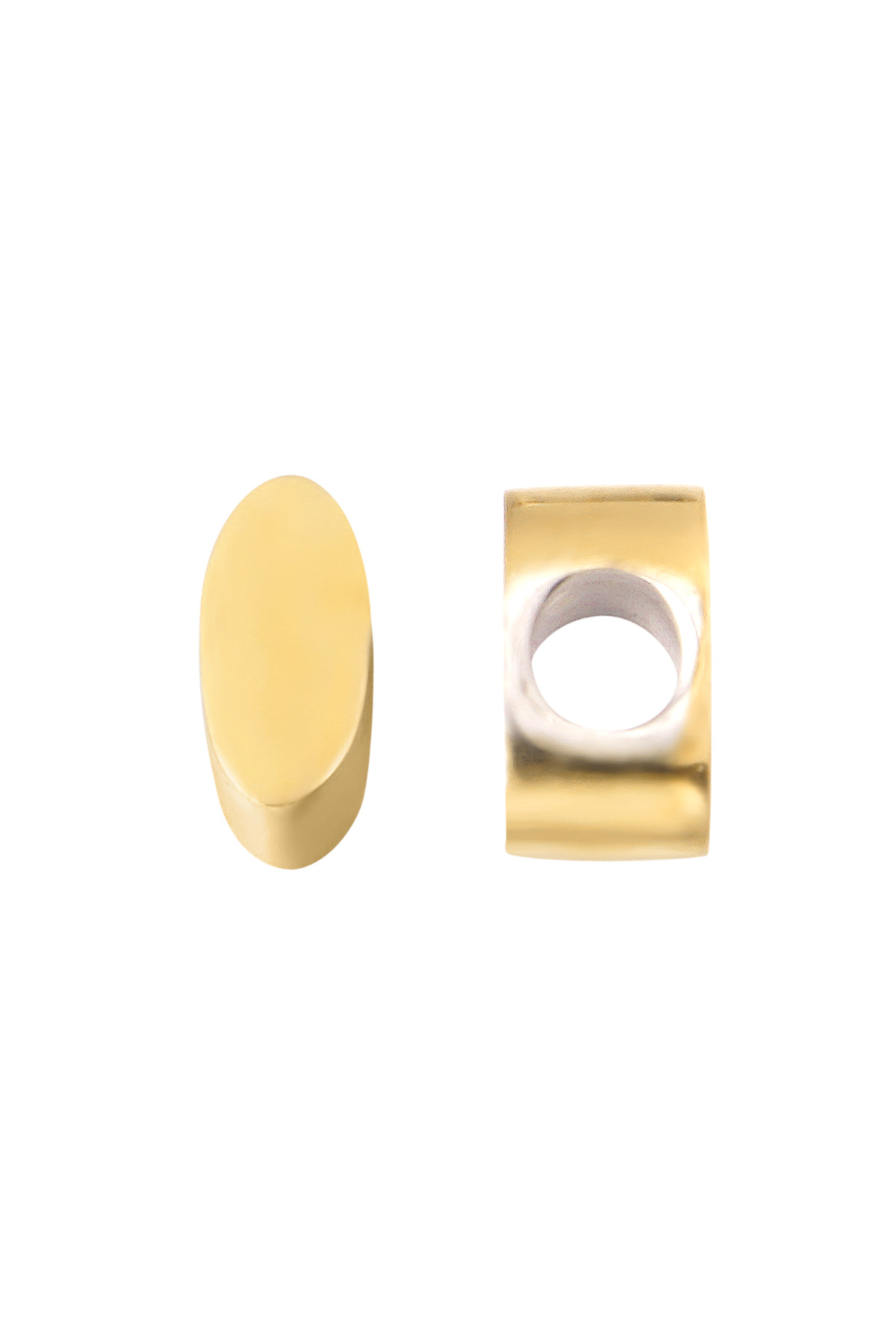 Groothandel RVS Ovale DIY Sieraden Materiaal