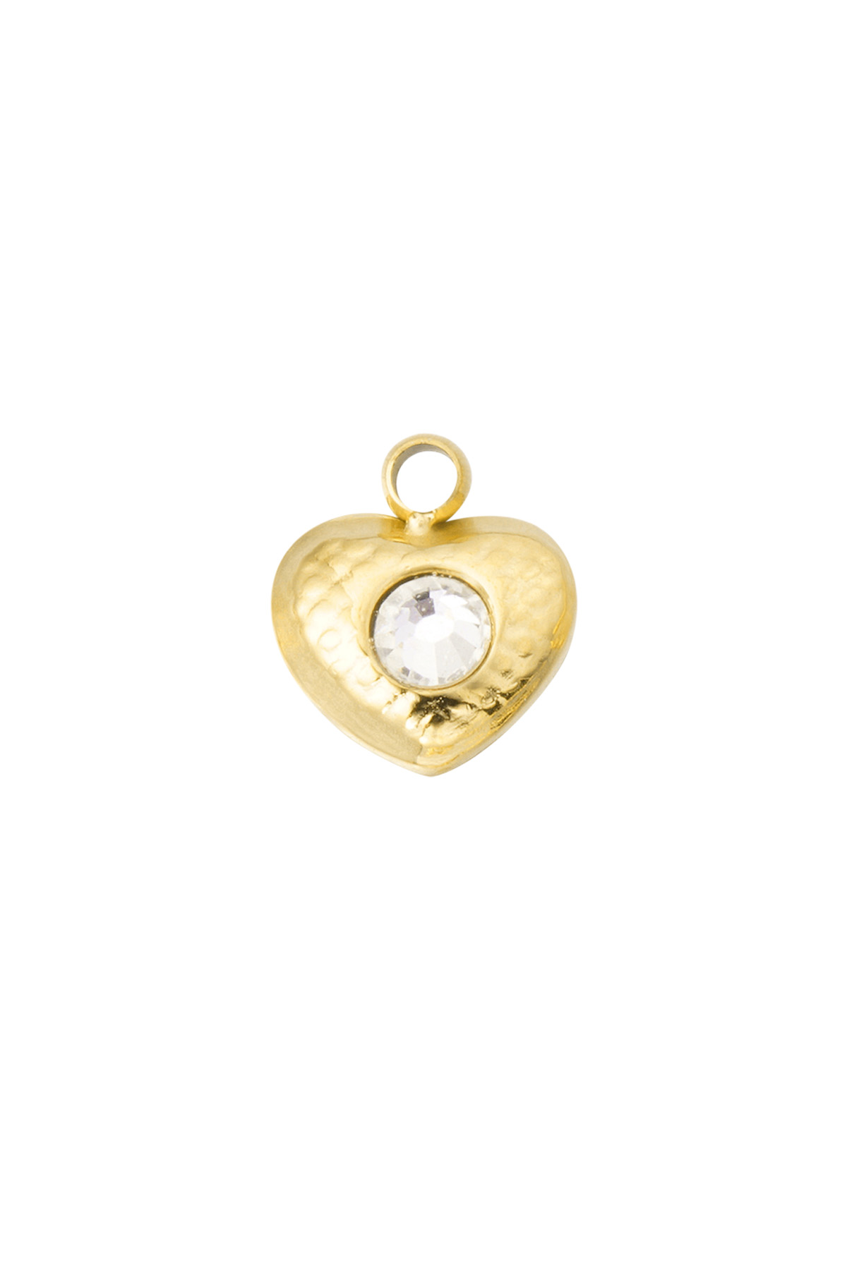 ciondolo fai da te a forma di cuore con pietra h5 