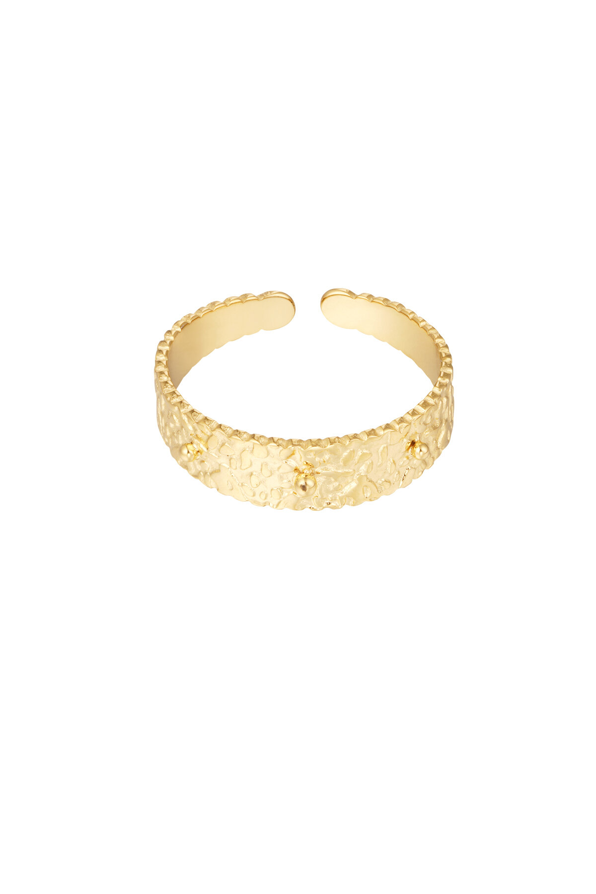 ring met sierlijke print 