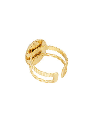 Anillo doble capa con piedra h5 Imagen2