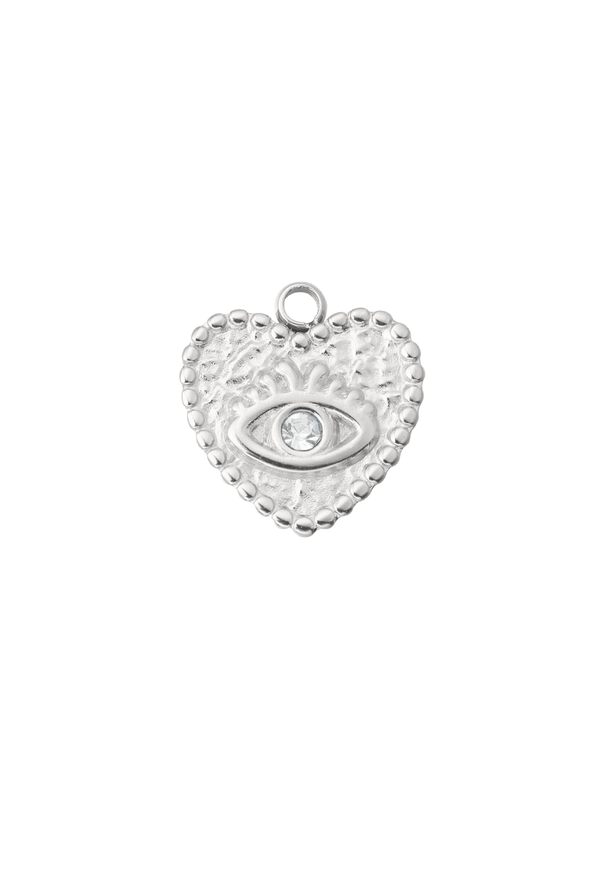 Groothandel RVS Armband met Hartvormige Bedel, Oog en Steen - Set van 1, foto 5 van 5