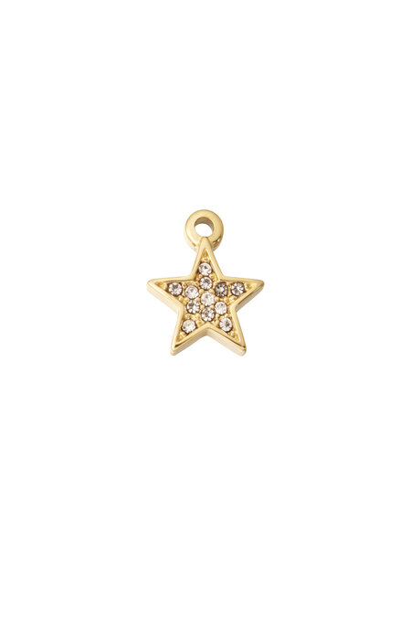 Charm fai da te stella - Colore oro blu