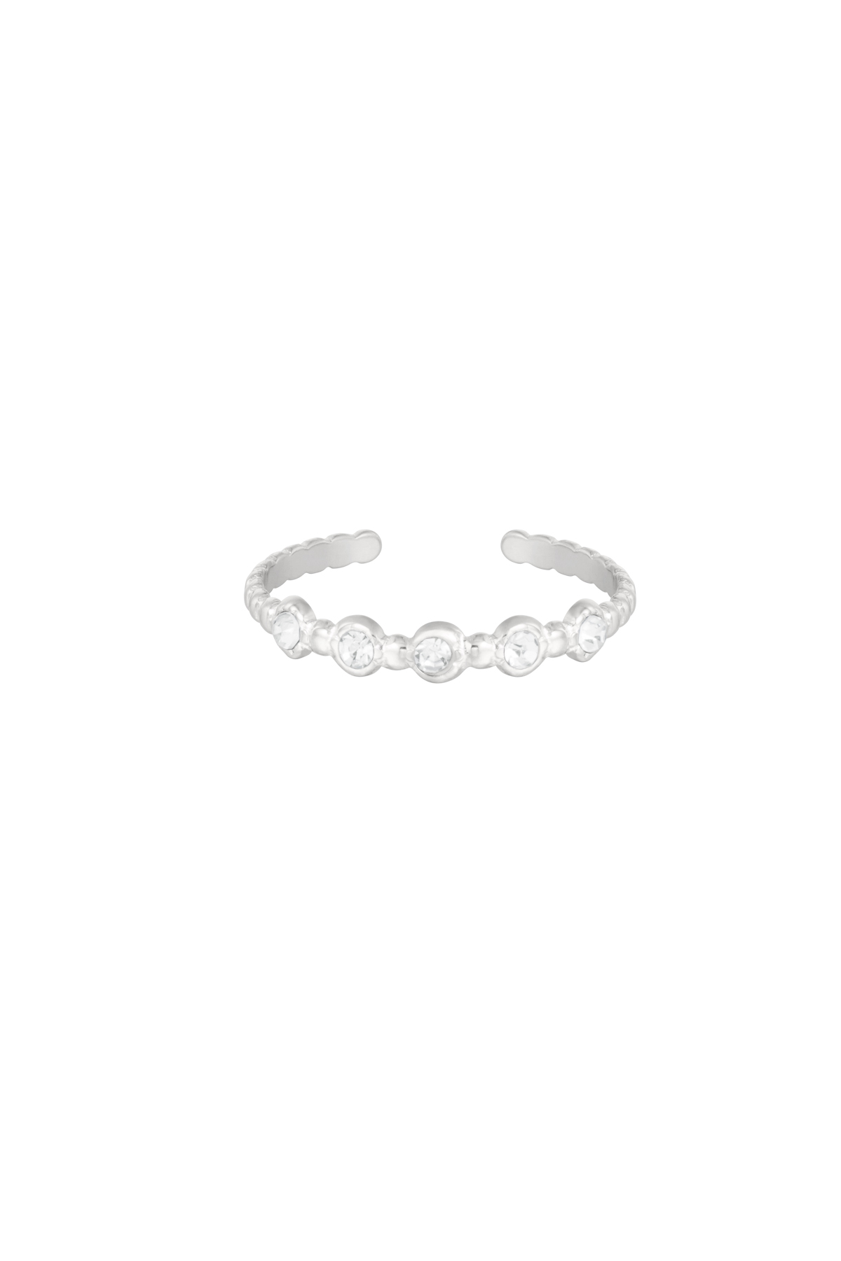 Groothandel Goudkleurige RVS Eenvoudige Ring - Set van 1, foto 4 van 4