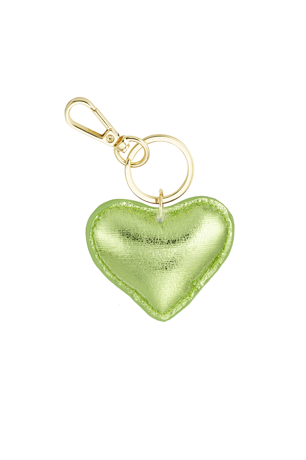 Groothandel Sleutelhanger Hart van PU Materiaal Eenvoudige Stijl Dagelijks Gebruik Set van 1 Yehwang, foto 6 van 6
