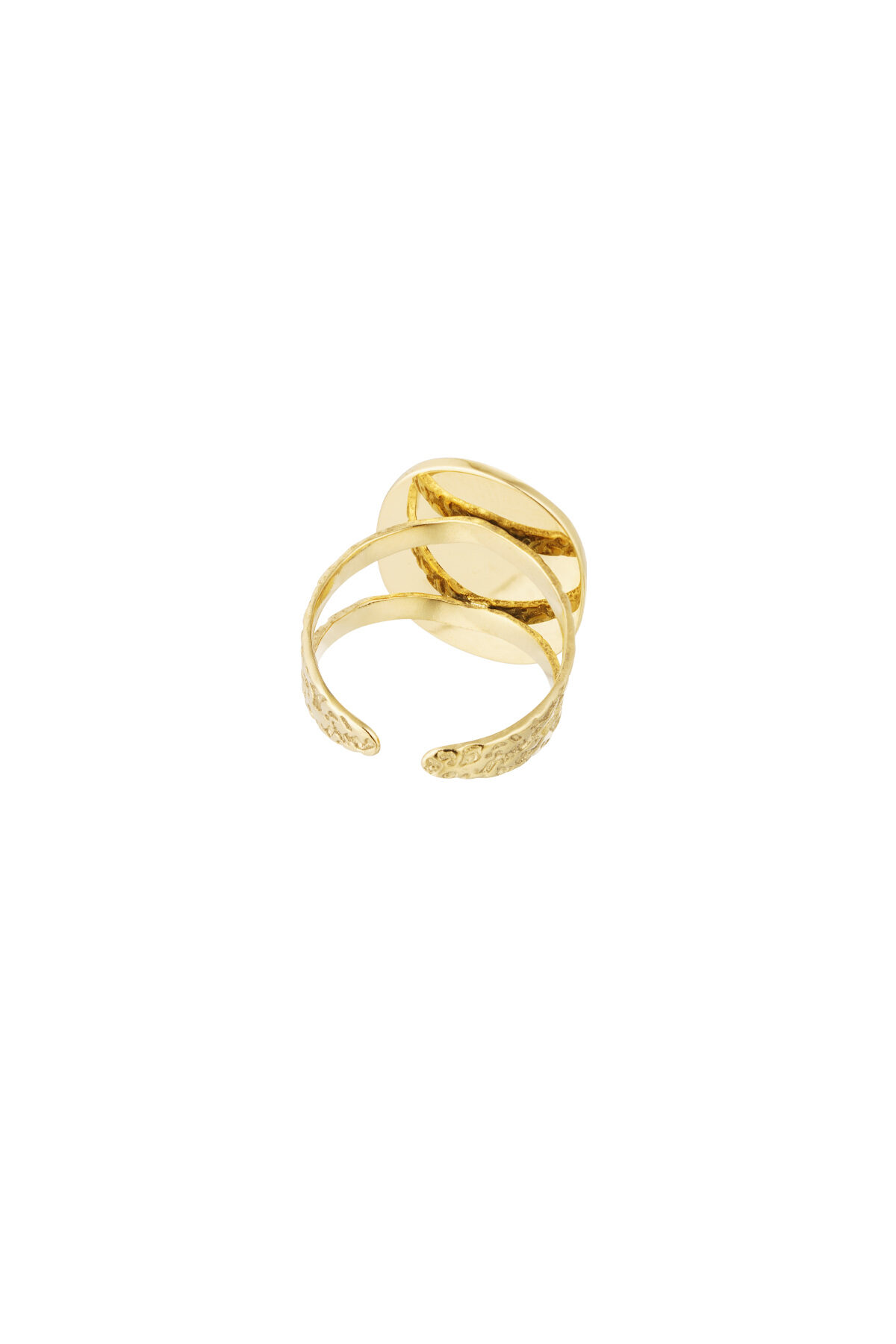 Anello pietra con stella - Colore oro/blu Immagine5