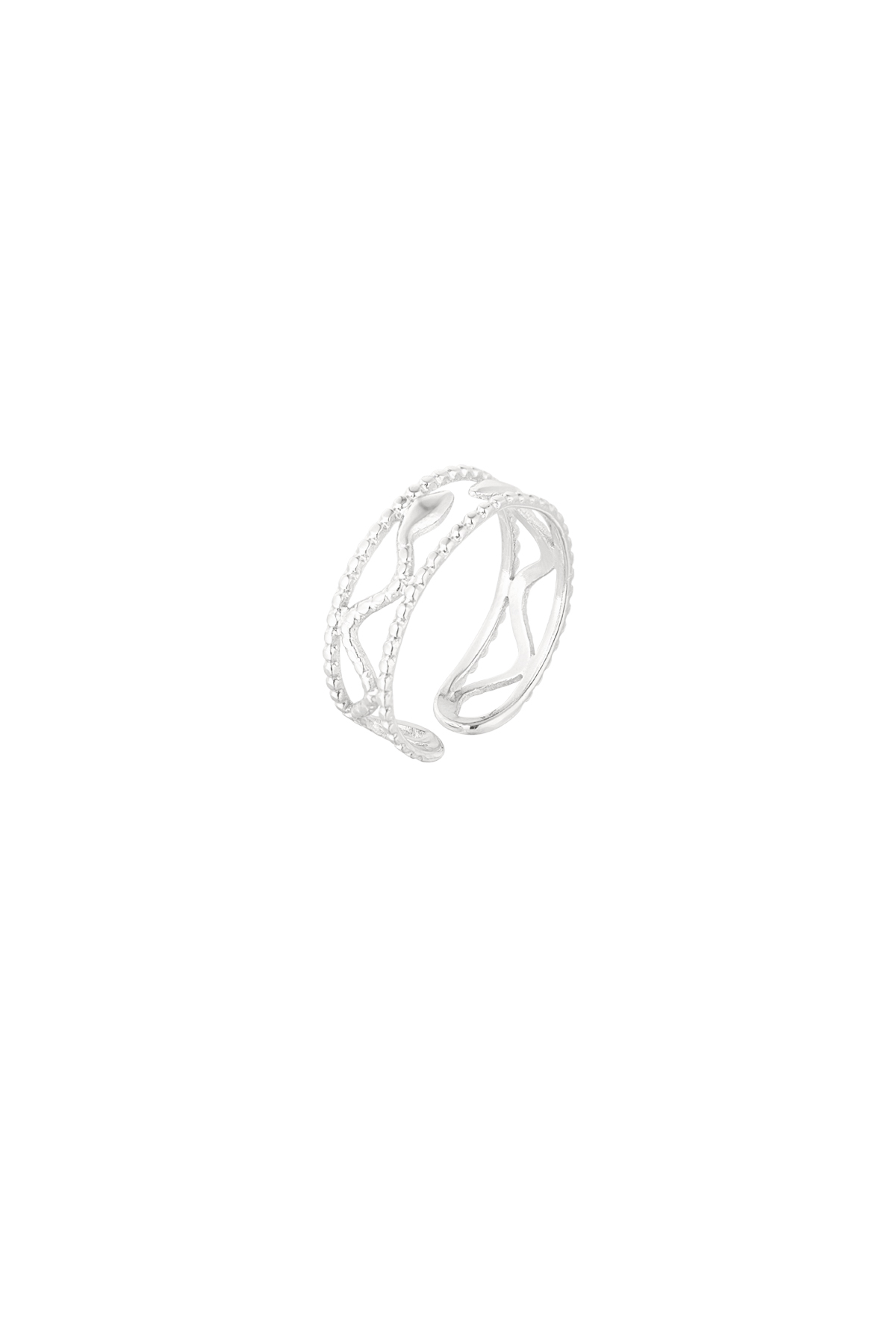 Ring snake style - Silver Color color h5 Picture3