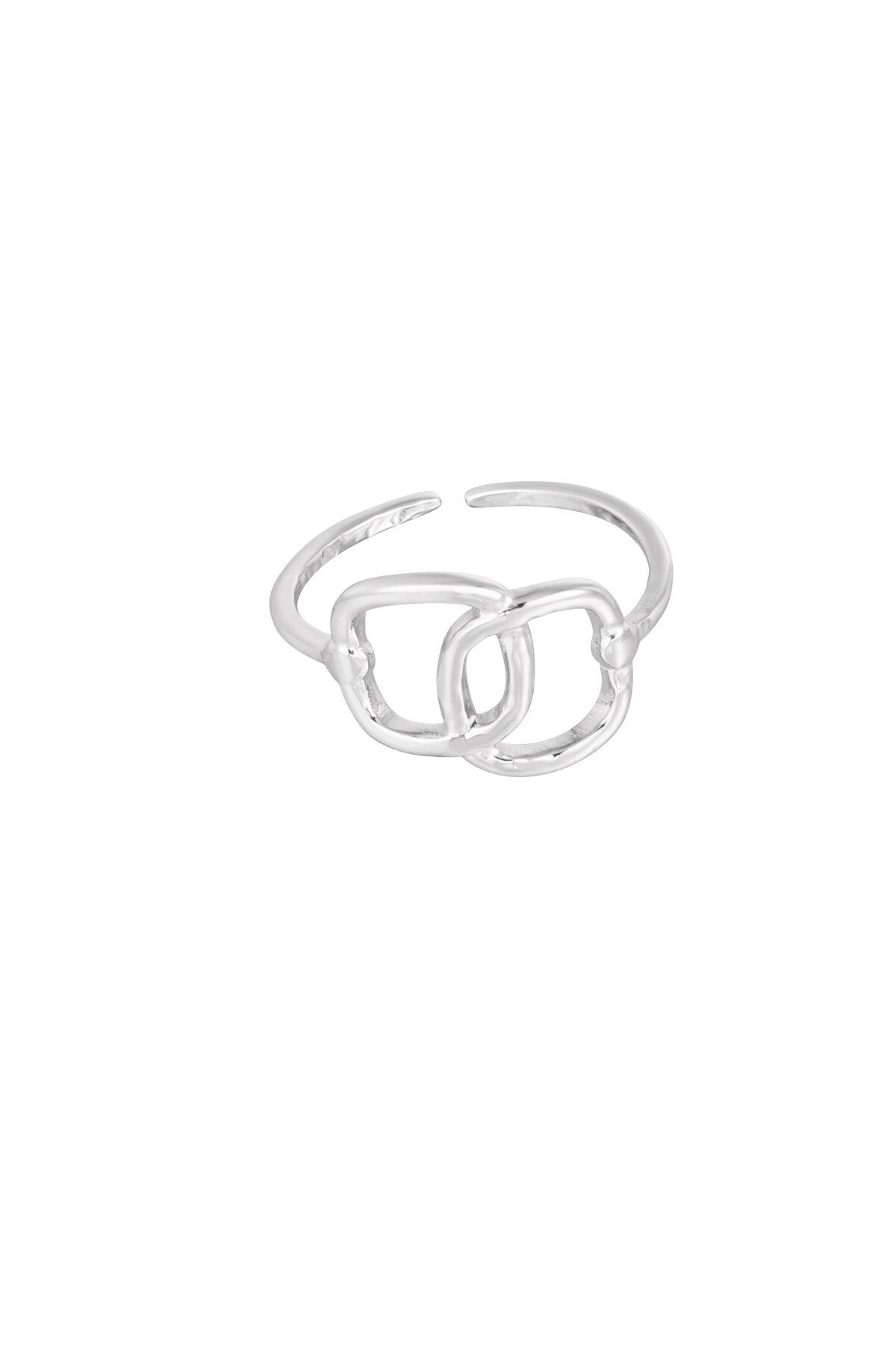 anillo cuadrados conectados 