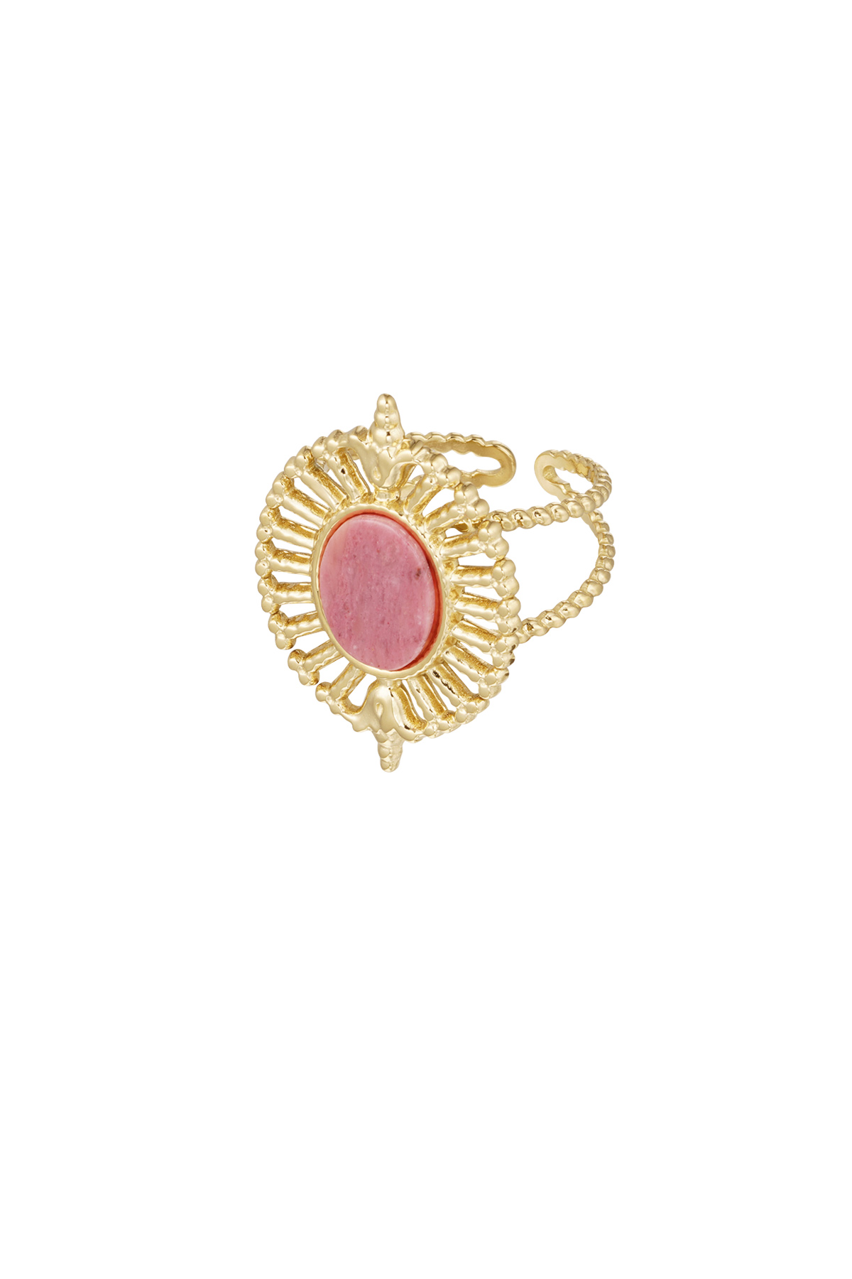 Groothandel Statement Ring RVS Unisex Sieraden - Set van 1, foto 5 van 6