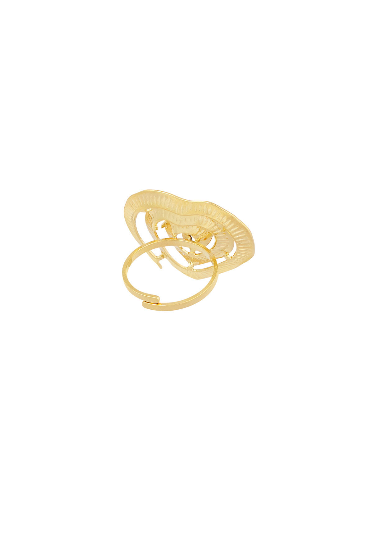 statement heart ring with pearl h5 Picture3