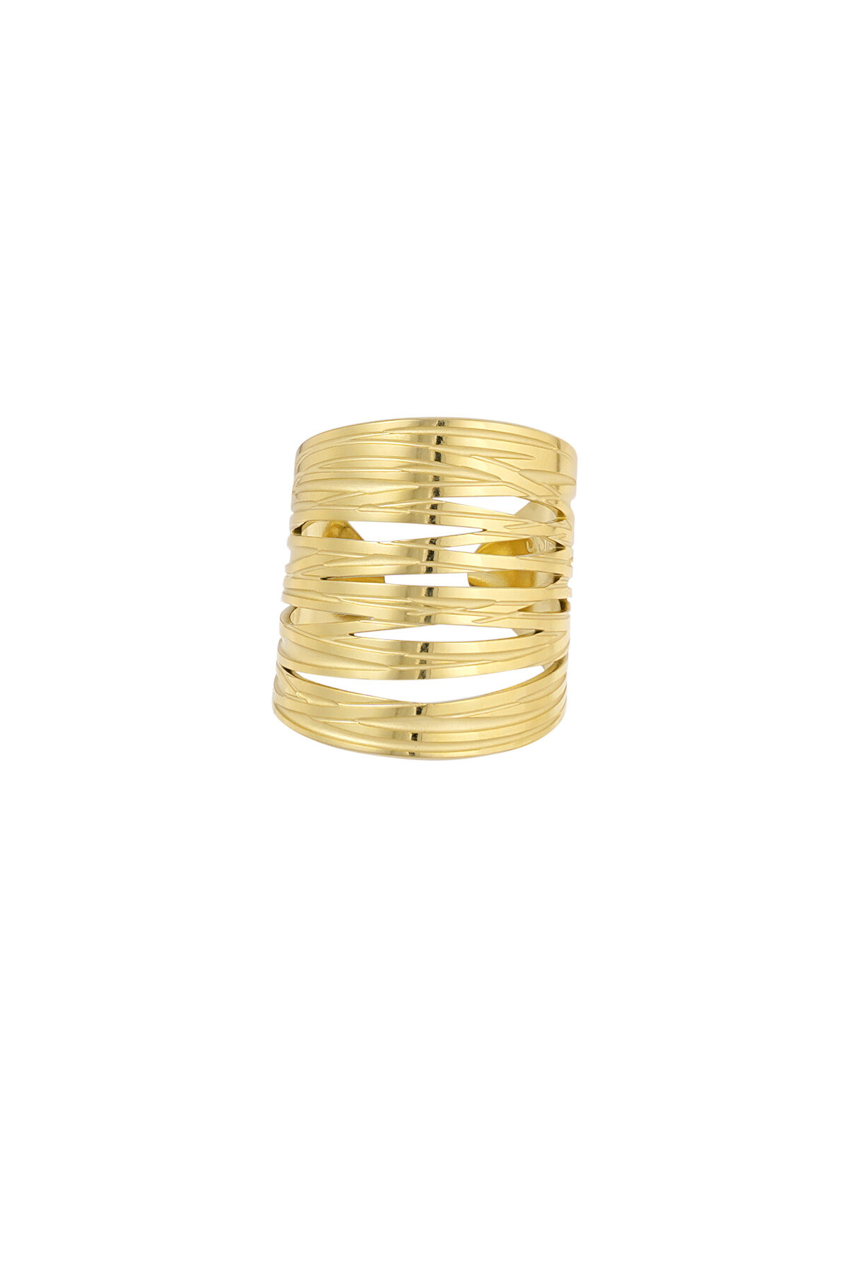 lange statement open ring