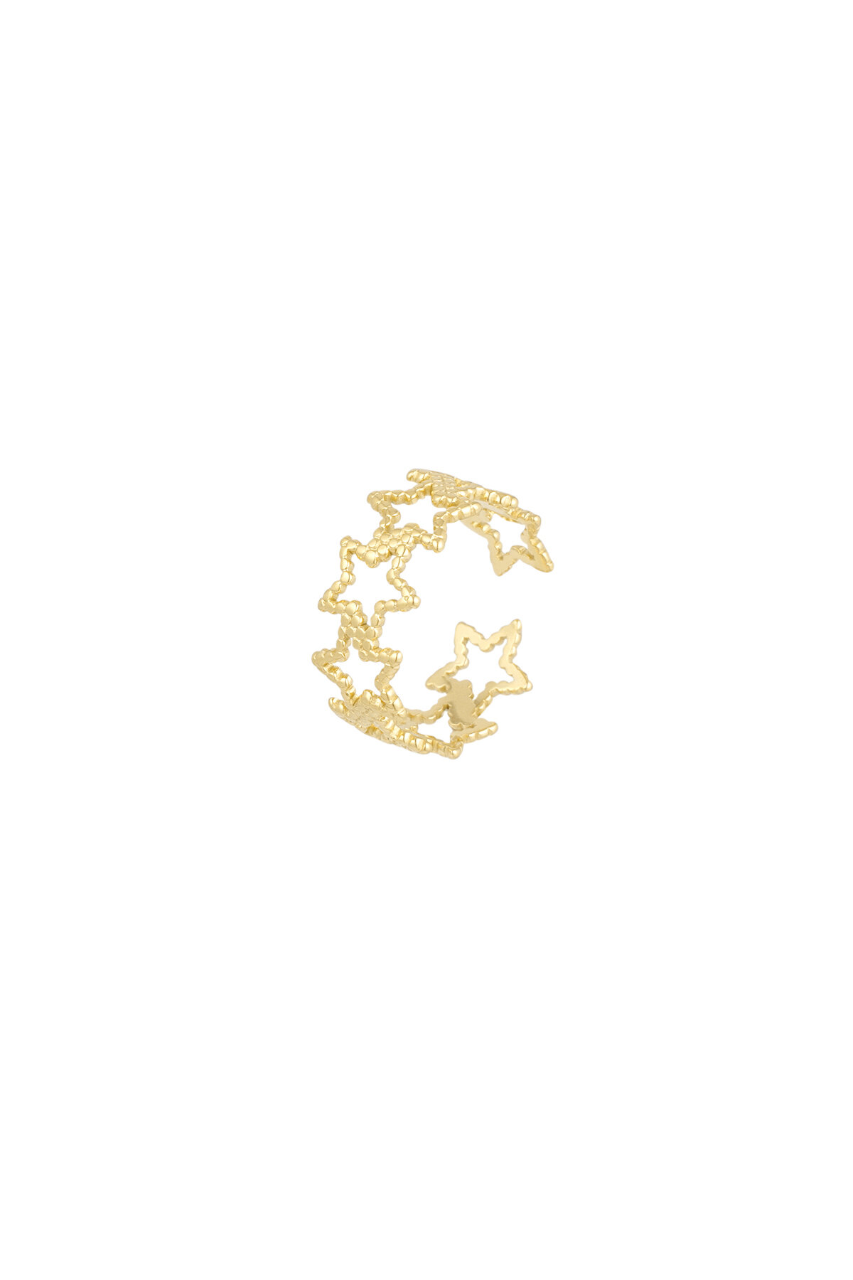 anillo con brillo total 