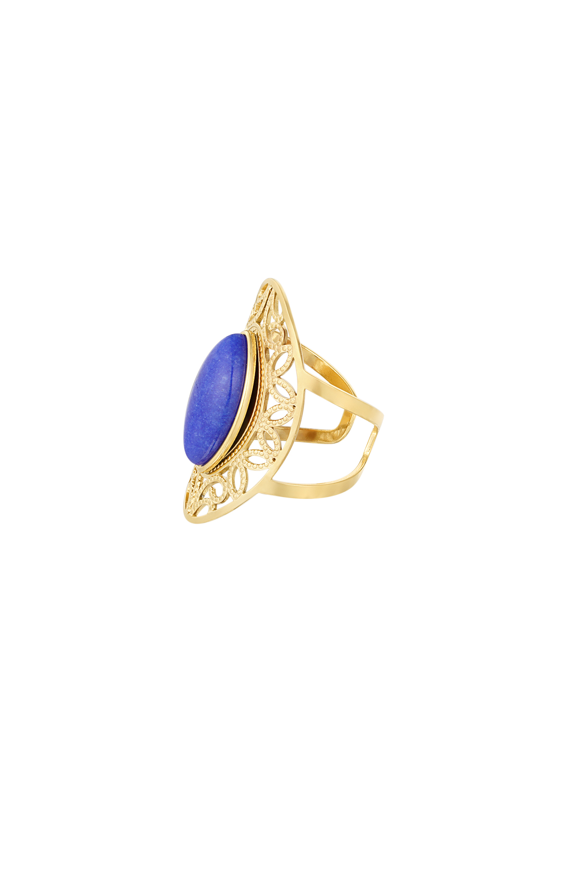Anillo de piedra grande h5 Imagen3