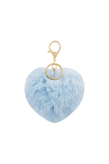 Keychain heart to fluff