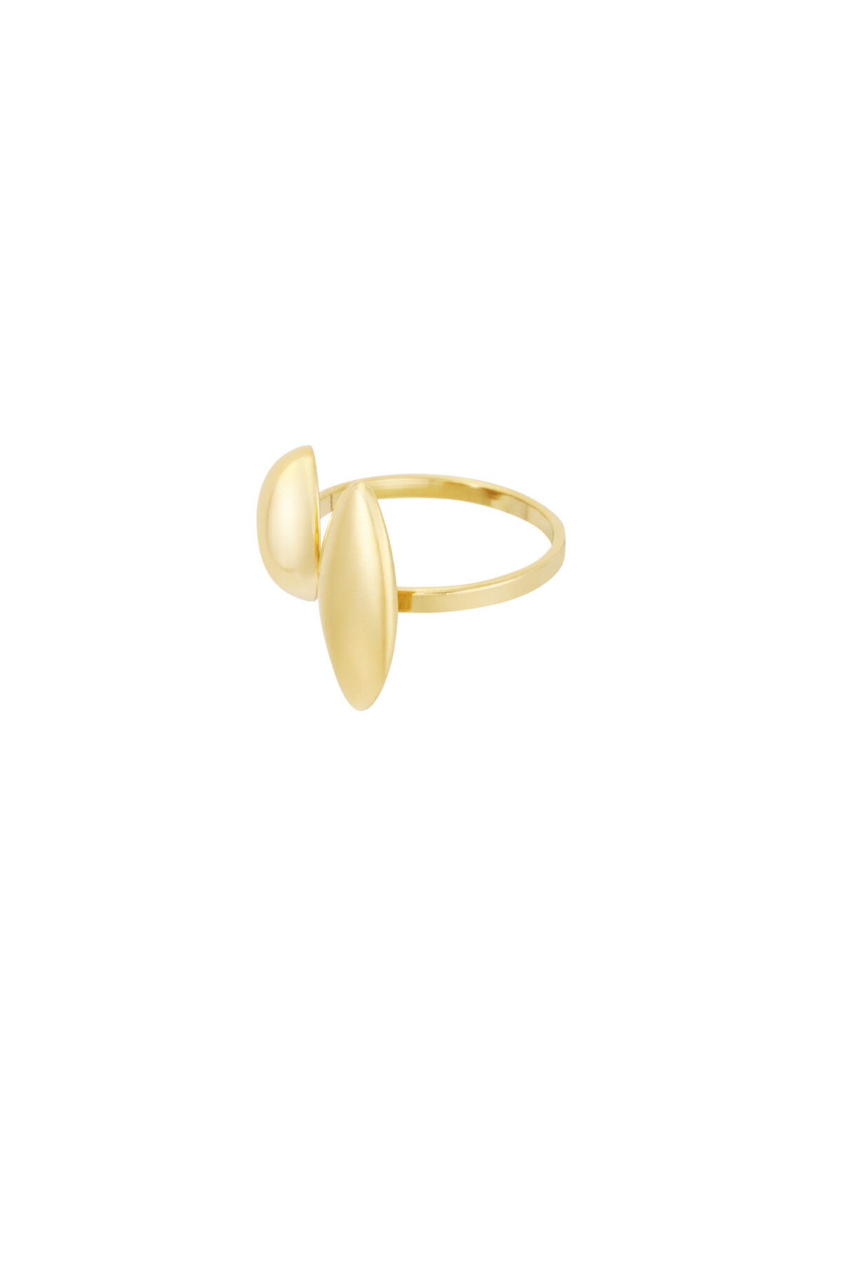 Anillo dúo diverso - Color oro h5 Imagen3
