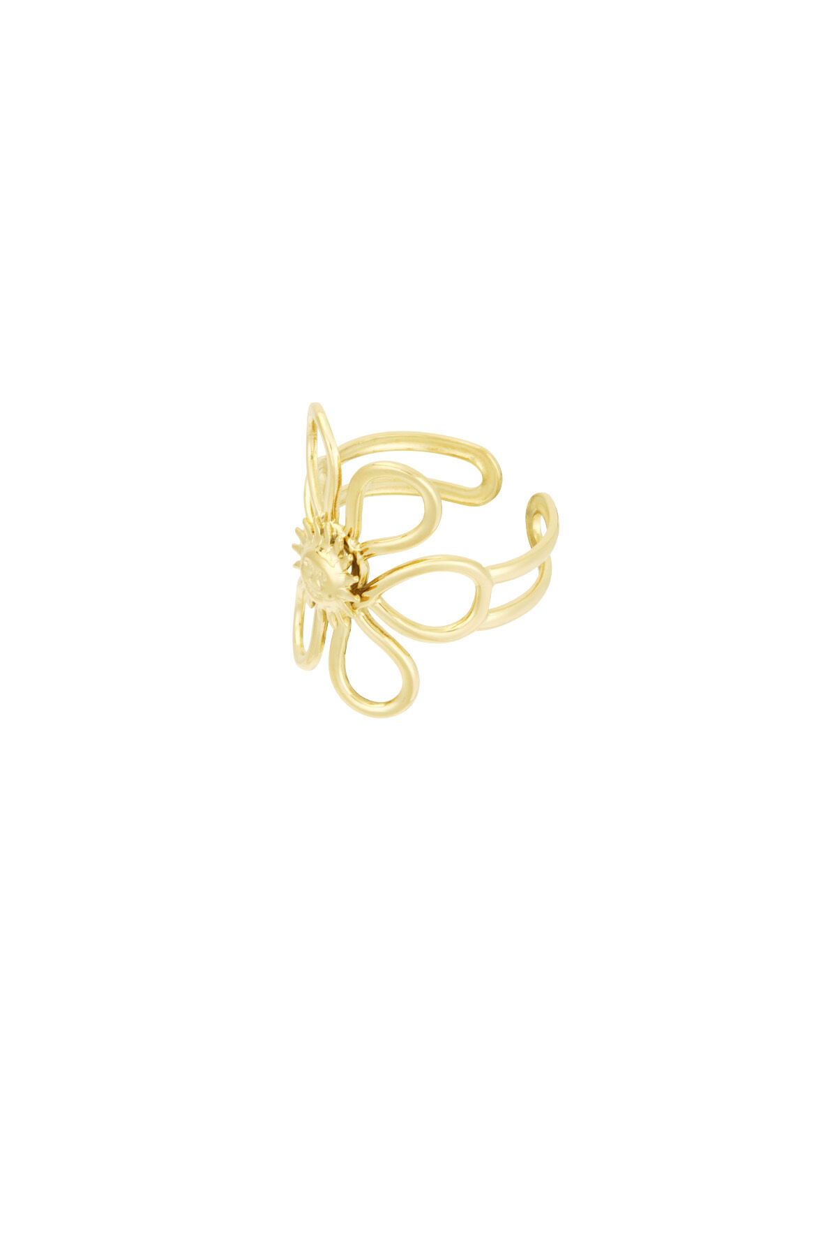 Anillo Girasol - Color Oro h5 Imagen3