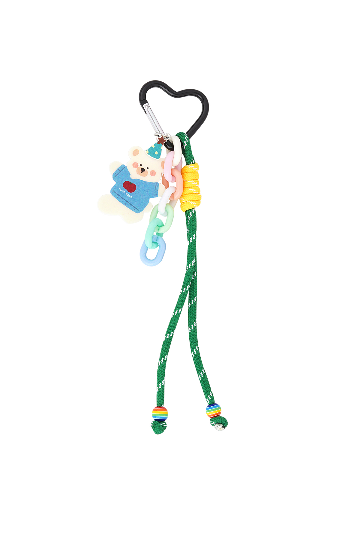 Pendentif Happy Vibe - Bleu vert h5 