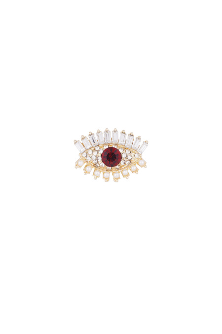 wondering eye brooch
