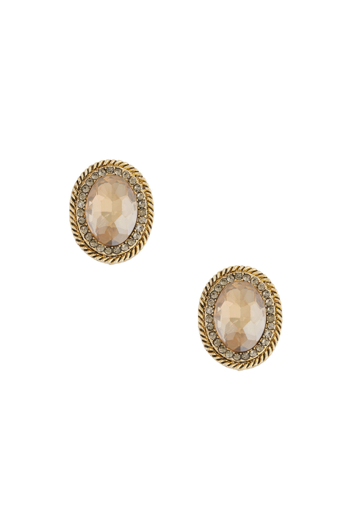 Manschettenknöpfe oval Darling - Champagner 2