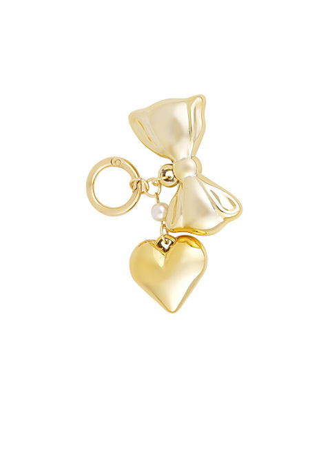 Accessory Pendant Bow Pearl Heart