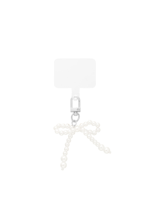 Accessorio Pendente Fiocco - Bianco Argento h5 