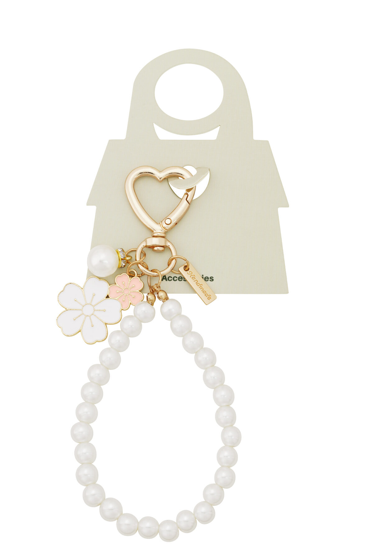 Pendentif fleur fait main en perles h5 Image3