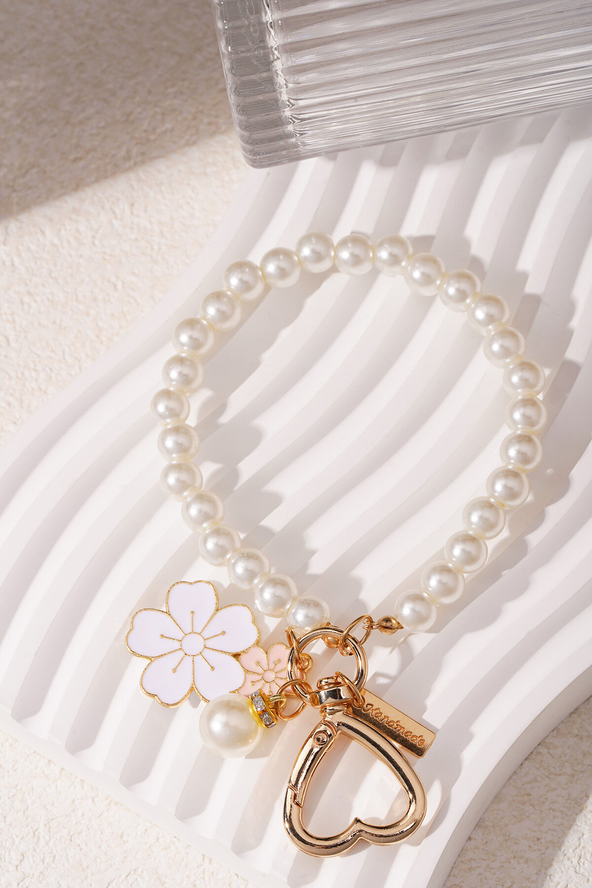 Pendentif fleur fait main en perles h5 Image5