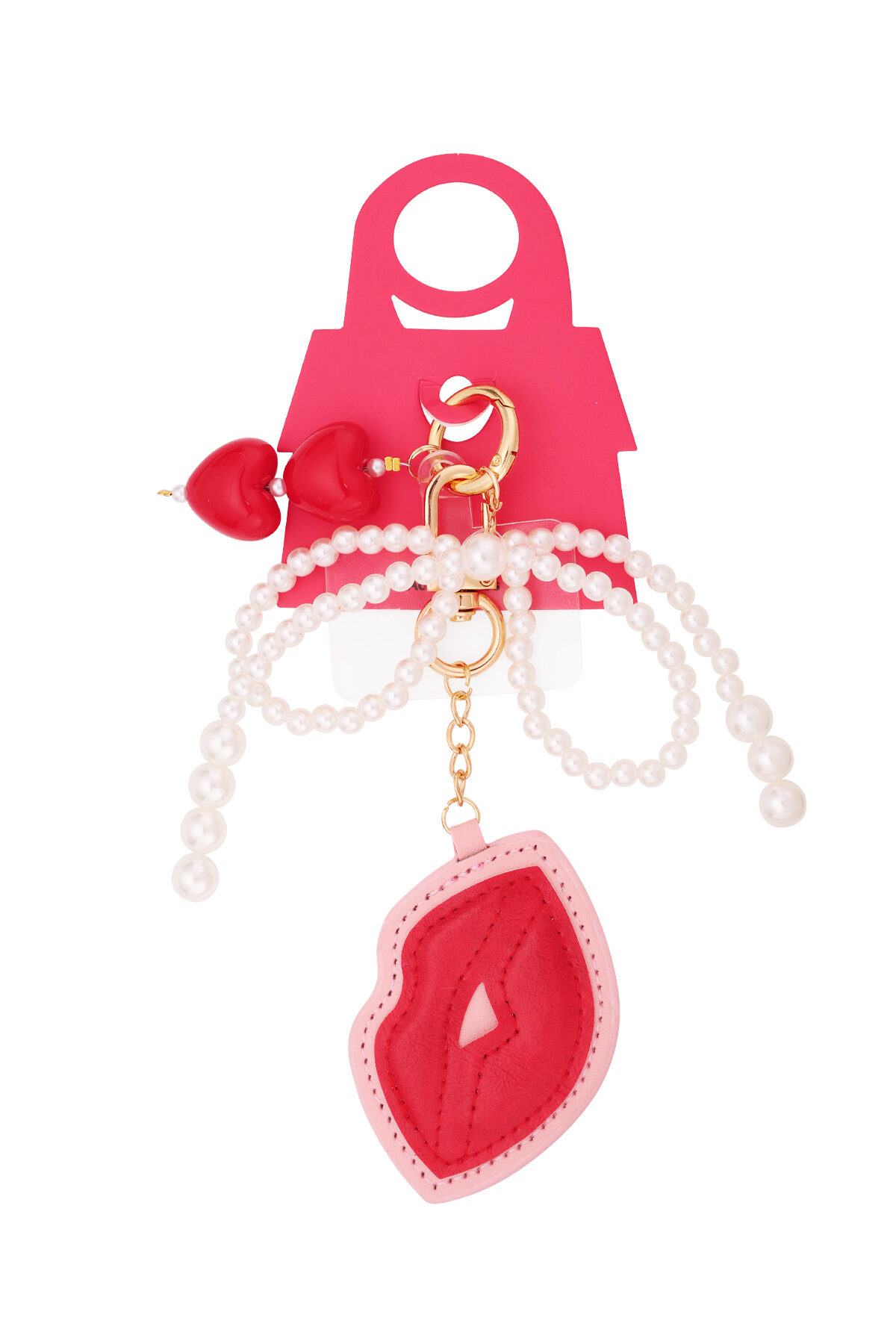 Ciondolo accessorio baci con perle h5 Immagine2