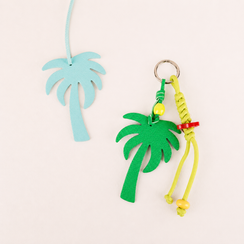 Simple Series Vacation Coconut Trees Pu Bag Charms