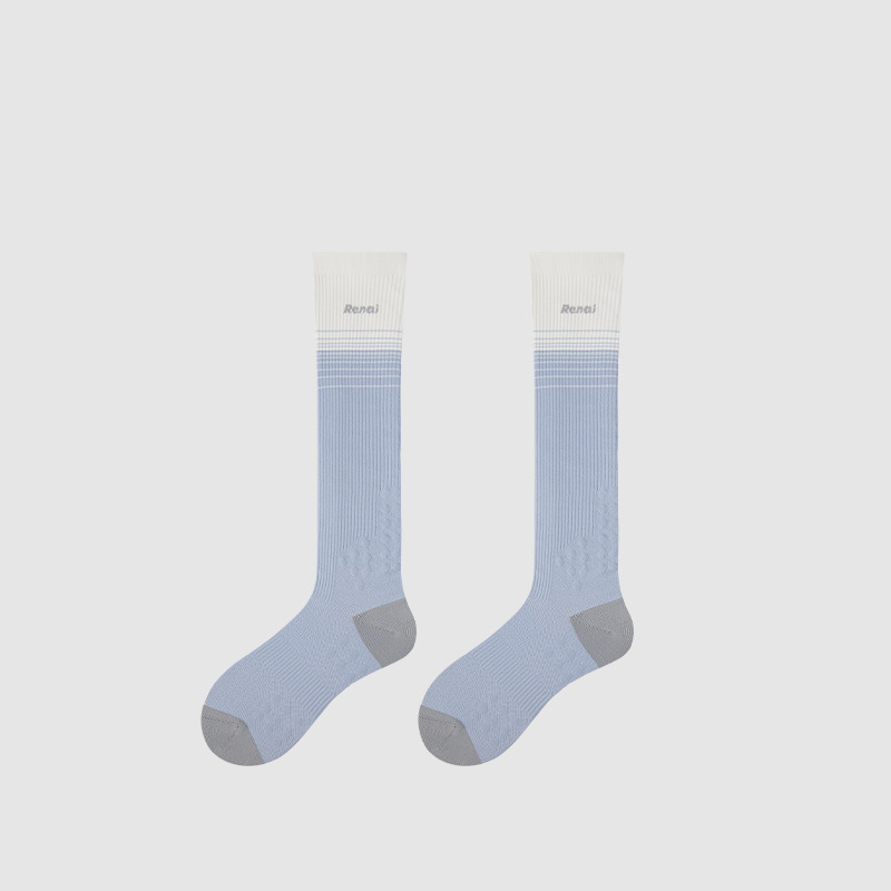 High Bounce Sporty Color Block Color Clash Mid-Calf Socks h5 