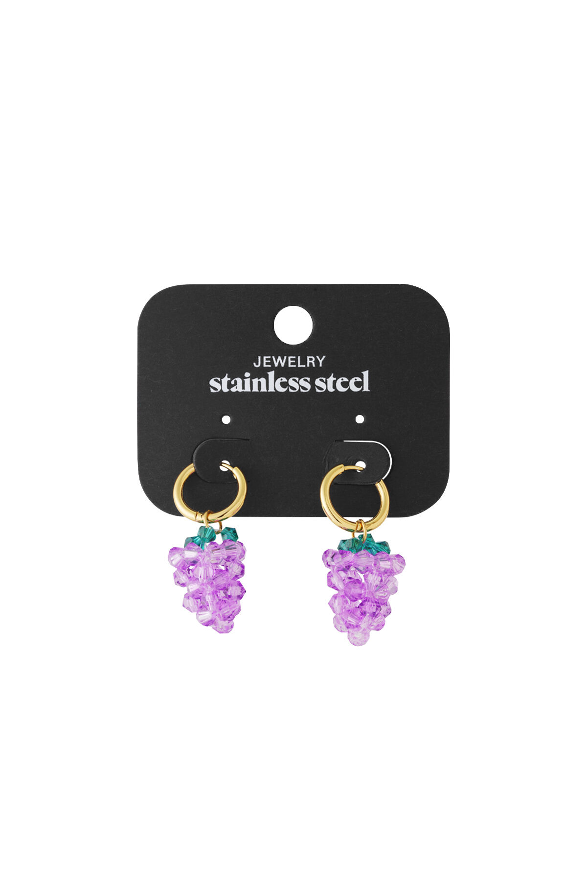 Stainless Steel Drop Earrings Plant Casual Daily Simple Series Women's jewelry h5Picture4