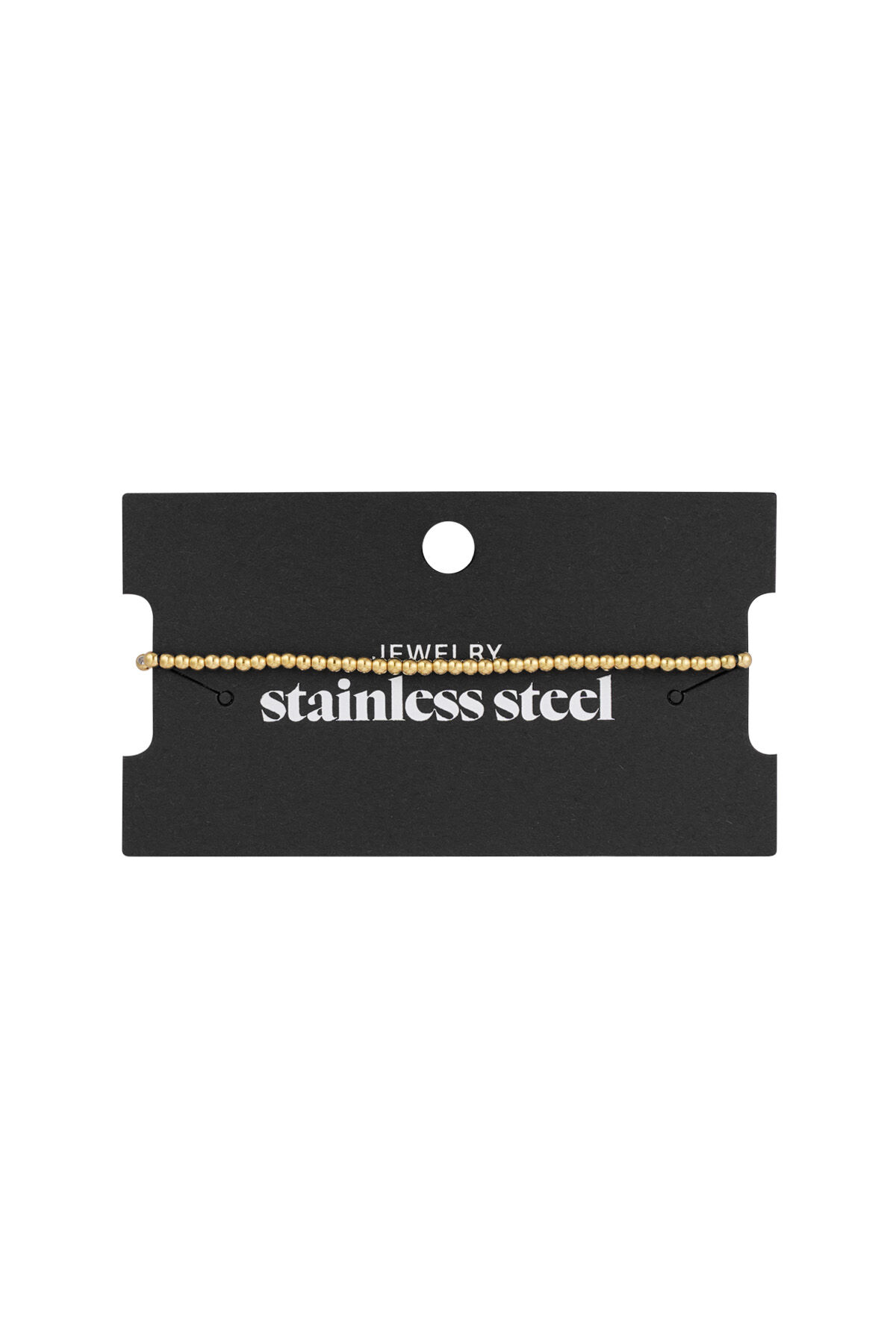 Armband Small Beads Stainless Steel-2.5MM Afbeelding4