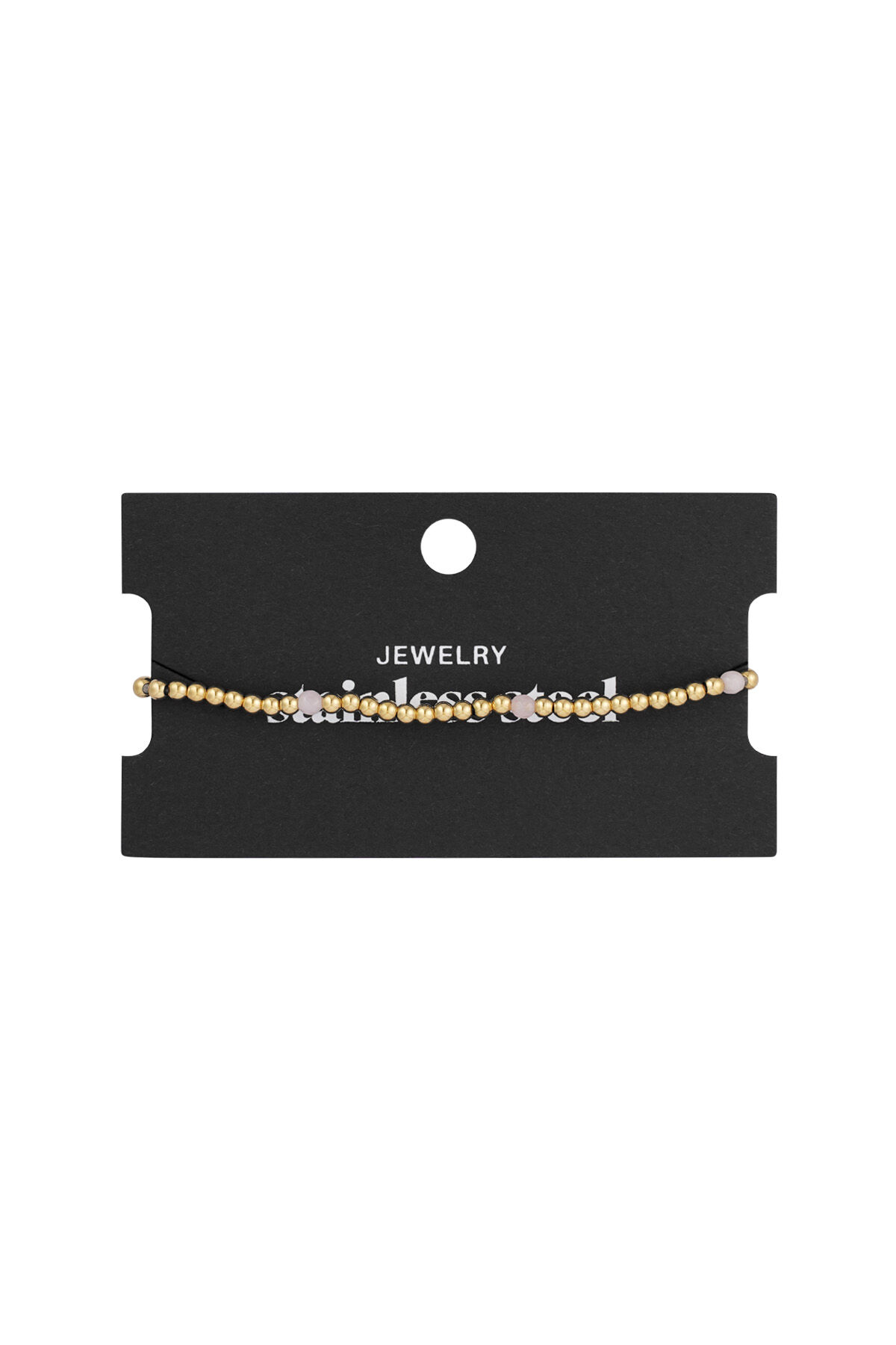 Armband Diamond Beads Zilver Stainless Steel h5 Afbeelding4