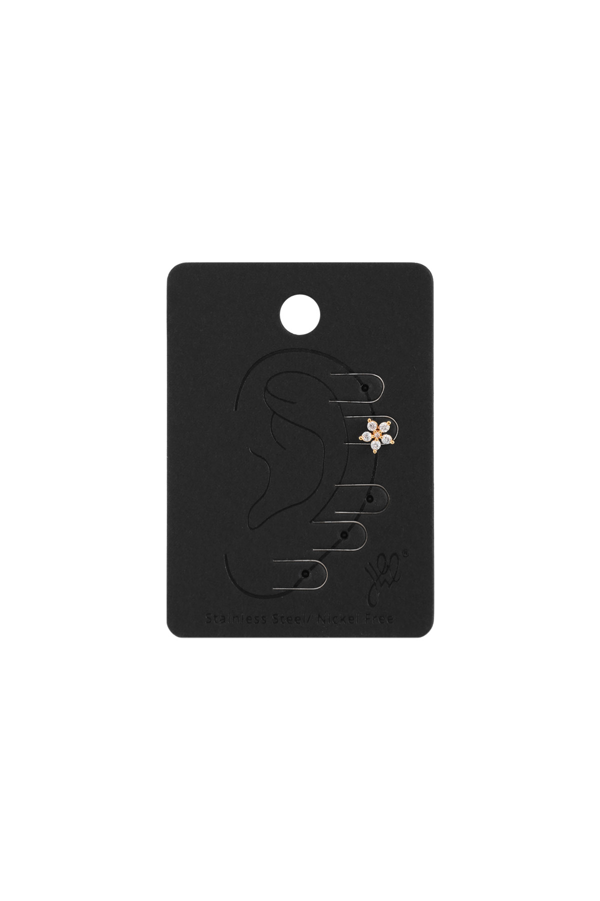 Fiore penetrante Silver Color Copper,Stainless Steel h5 Immagine3