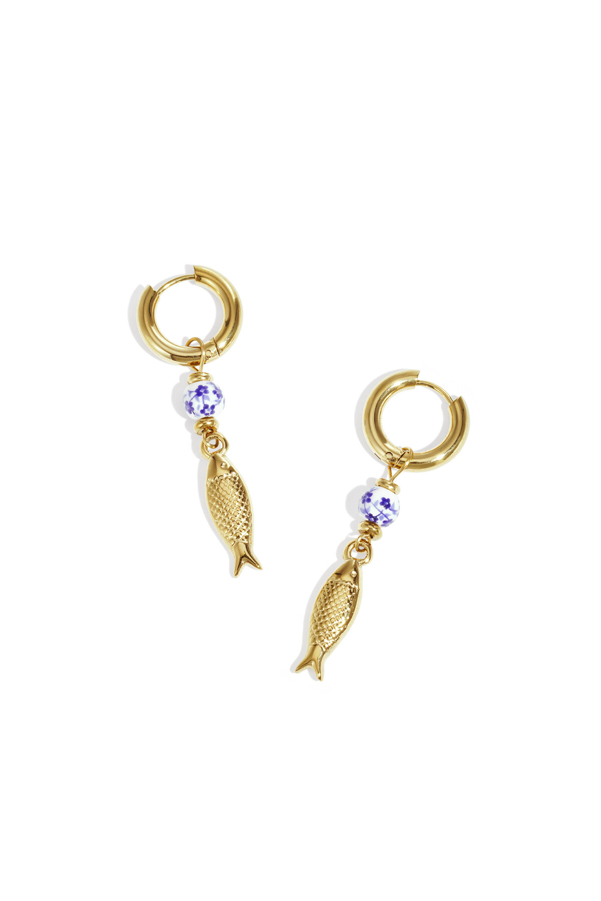 Stainless Steel Dangle Earrings fish Casual Holiday/Beach Simple Series Women's jewelry h5 