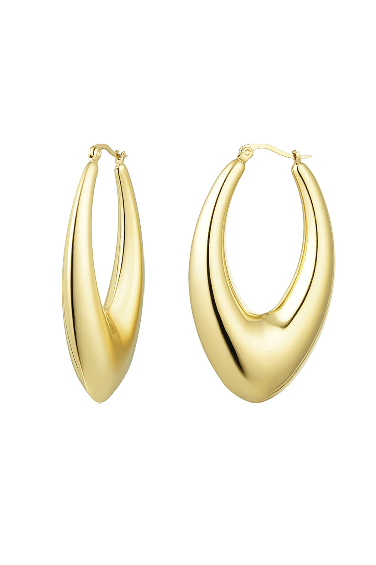 Orecchini in acciaio inossidabile chic piccoli Gold Stainless Steel 