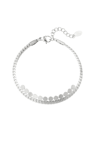 Bracciale Intrecciato Con Dettagli - Acciaio Inossidabile Color Colore Oro h5 