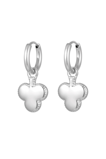 earrings clover charm