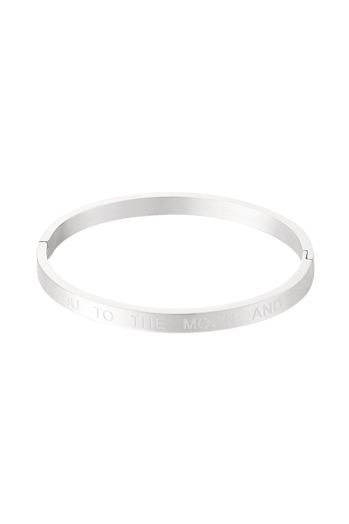 Slave bracelet love you to the moon and back - Silver Color color 2