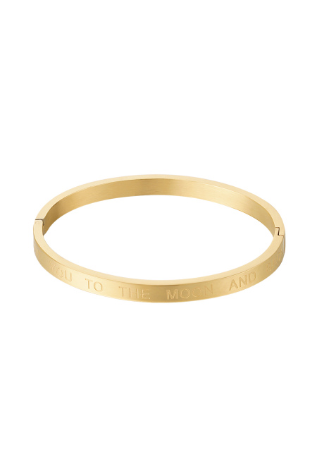 Slavenarmband Love You To The Moon And Back