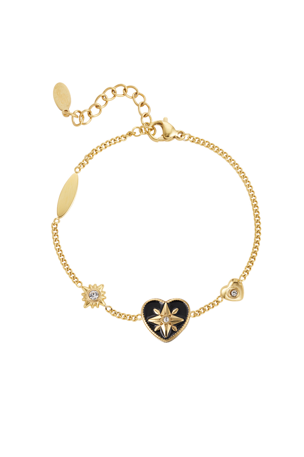 Pulsera con dijes de colores - Color dorado/blanco h5 