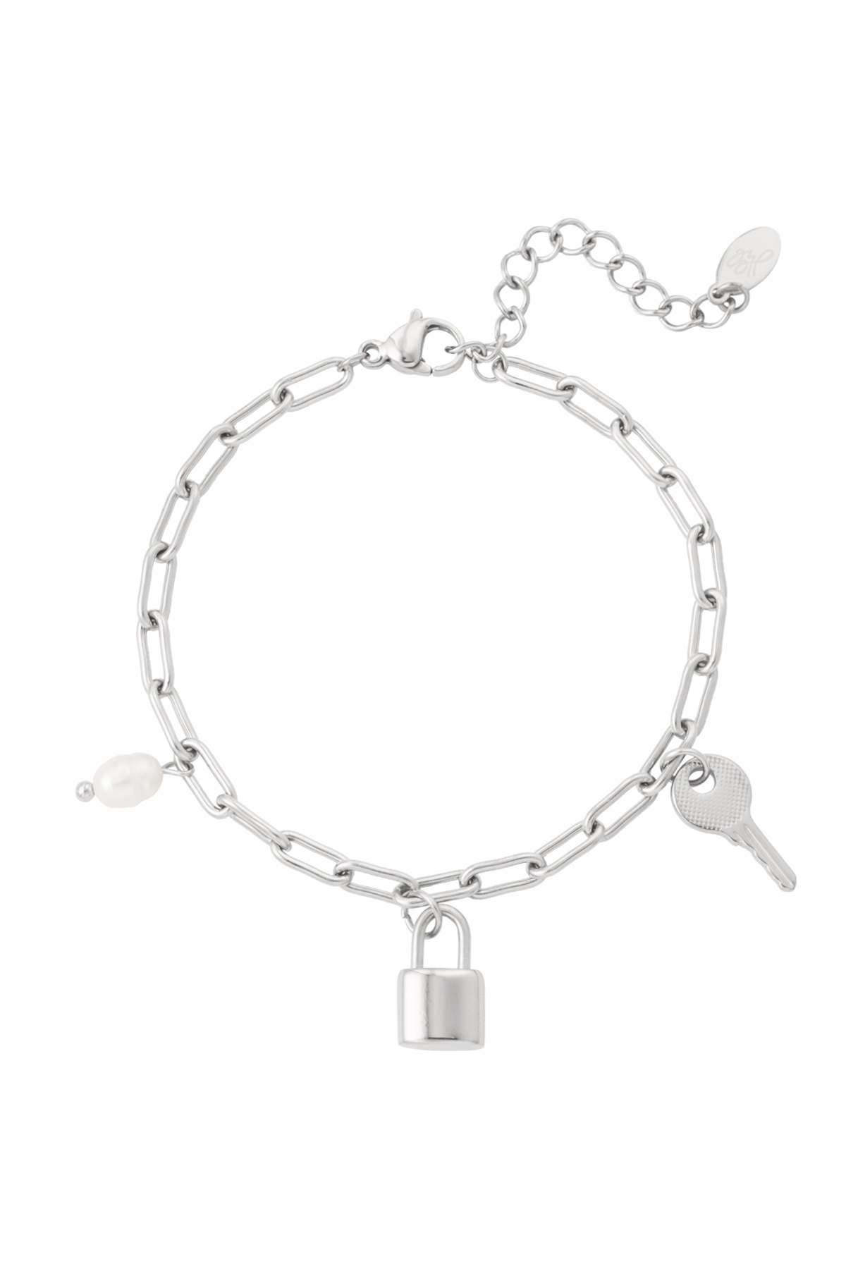 Groothandel RVS Schakelarmband voor Vrouwen - Basic Uitvoering | Bedel- en Parelcompatibel | Brand, foto 4 van 4