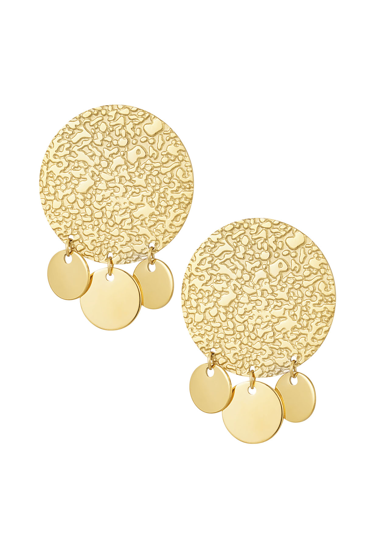 boucles d'oreilles coin avec grelots h5 