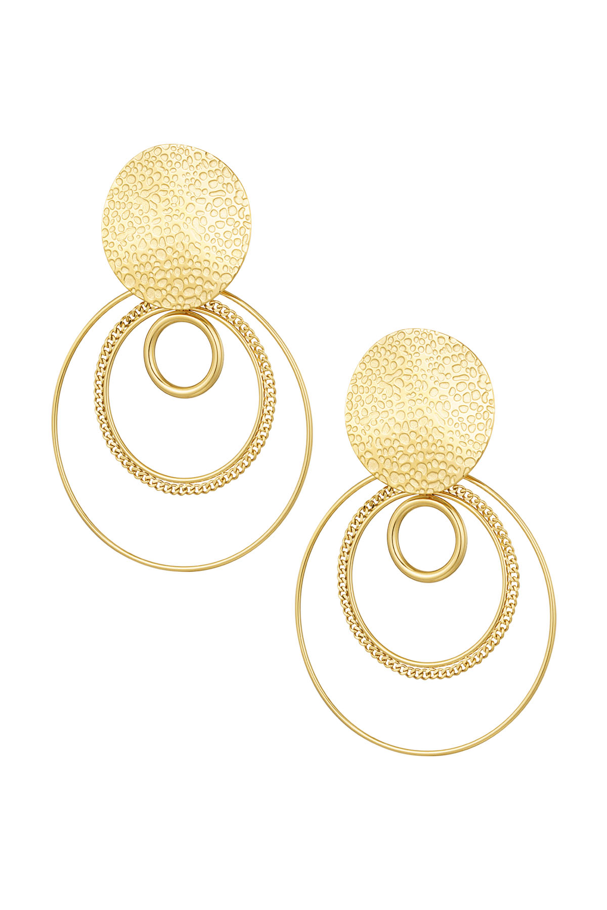earrings different rings