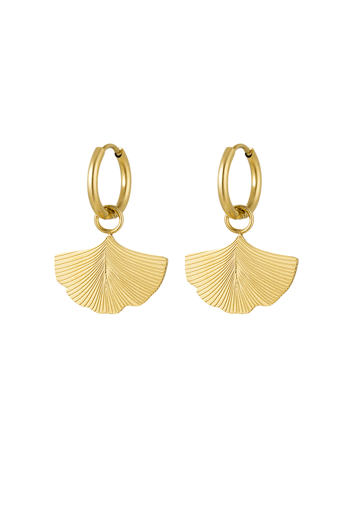 pendientes con colgante de hoja h5 
